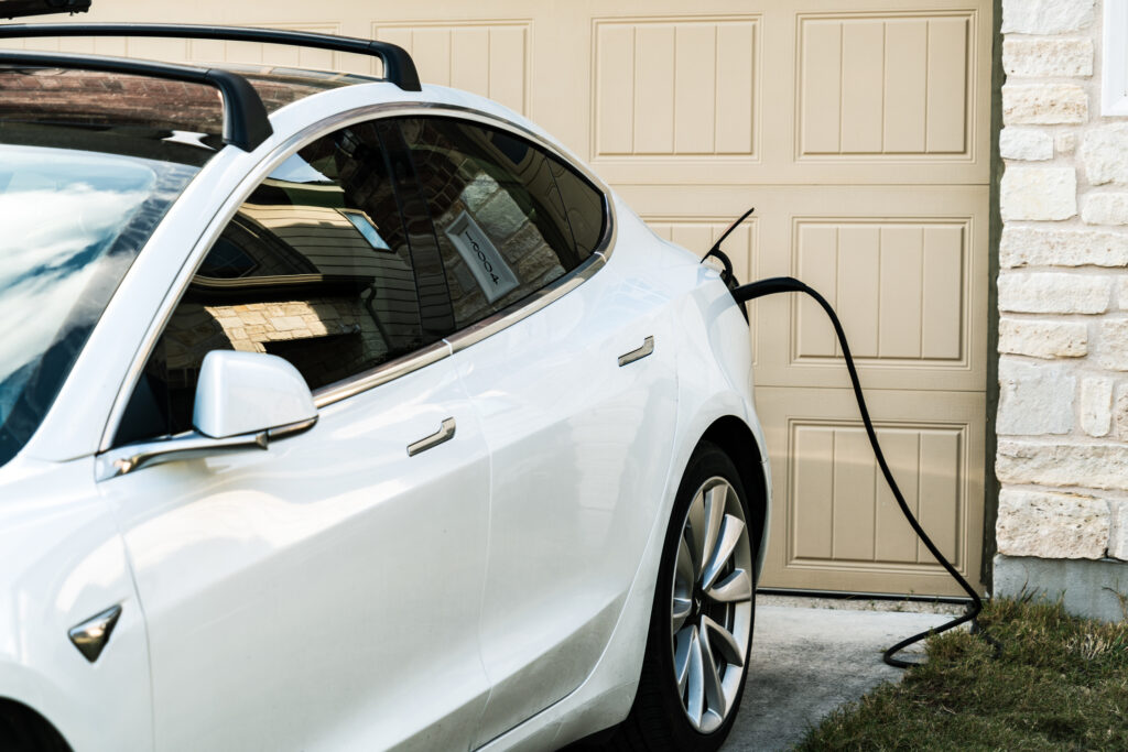 photo of EV charging at home using level 2 charger for is EV charging cheaper than gas blog