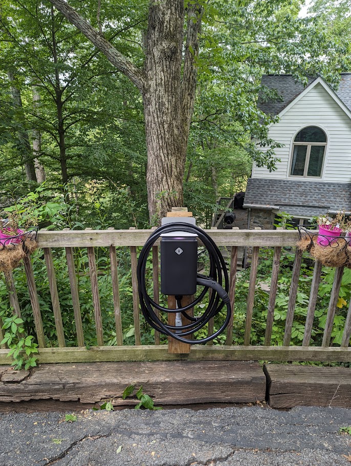 EV Charger Installation Frederica DE setup